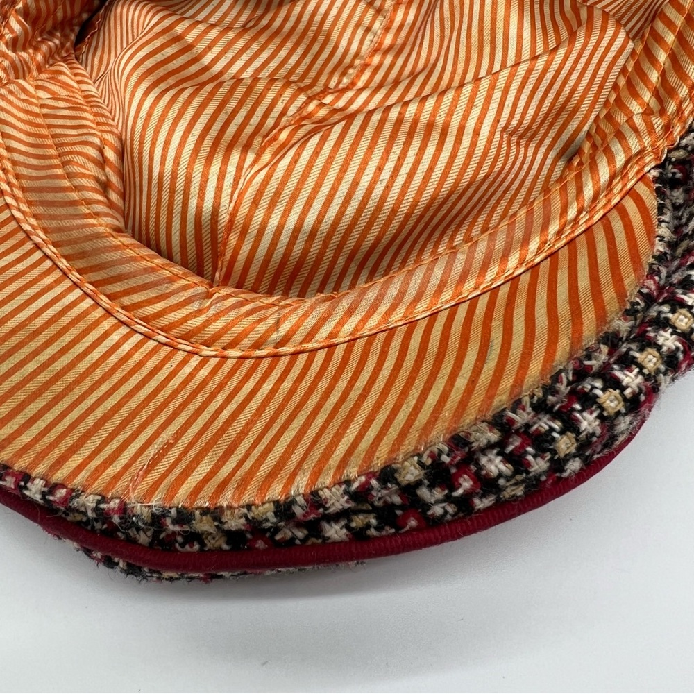 Element Crowns Houndstooth Flat Cap Wool Blend Br… - image 13